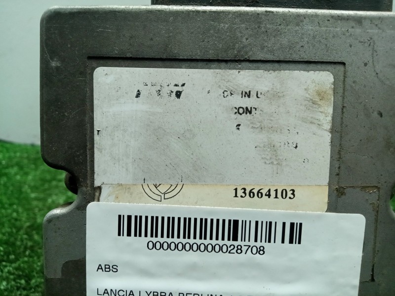Recambio de abs para lancia lybra berlina 1.9 turbodiesel cat referencia OEM IAM S50108636-13664103  62114064