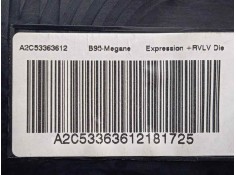 Recambio de cuadro instrumentos para renault megane iii berlina 5 p 1.5 dci diesel fap referencia OEM IAM A2C53363612 1.CONECTOR 2
