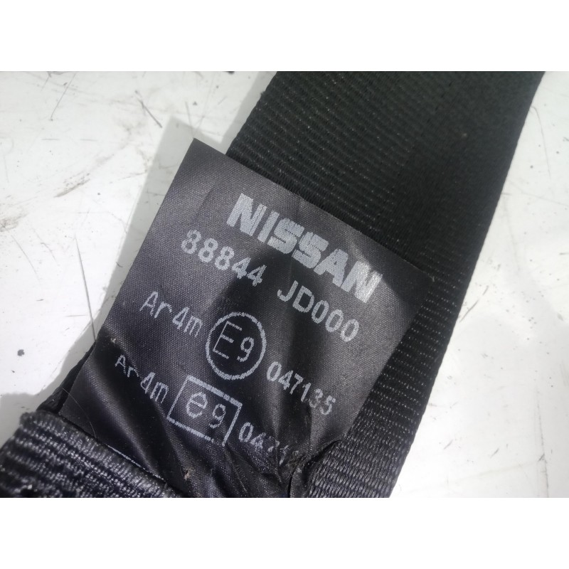 Recambio de cinturon seguridad trasero izquierdo para nissan qashqai (j10) 2.0 16v cat referencia OEM IAM 88844JD000  