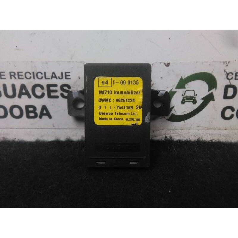 Recambio de centralita inmovilizador para daewoo tacuma 1.8 referencia OEM IAM 96261224-7541169SM  