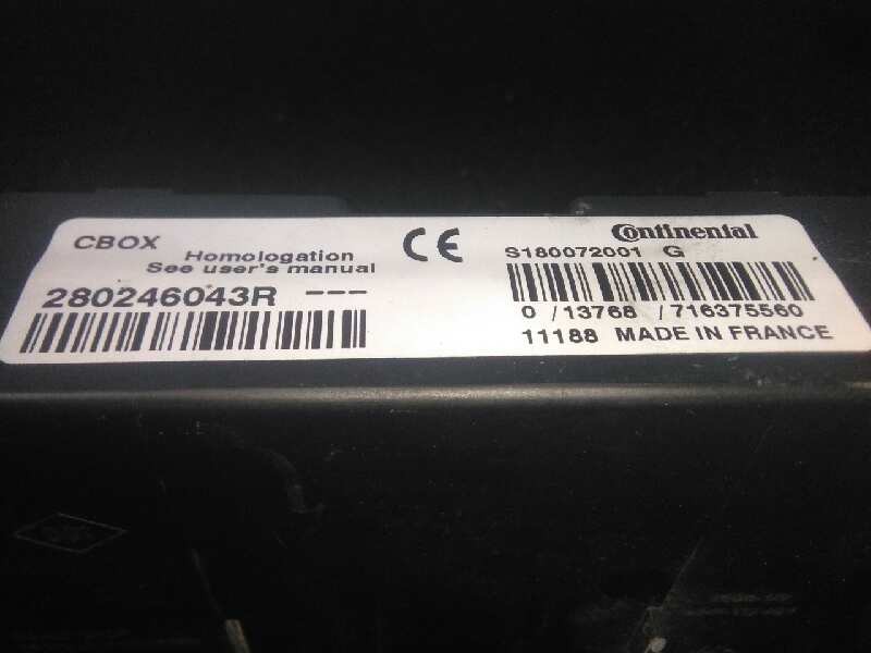 Recambio de modulo electronico para renault laguna iii 2.0 dci diesel cat referencia OEM IAM S180072001G-280246043R  