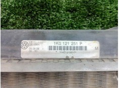 Recambio de radiador agua para volkswagen caddy ka/kb (2k) 2.0 sdi referencia OEM IAM 1K0121251P 650X415X22 ALUMINIO 2