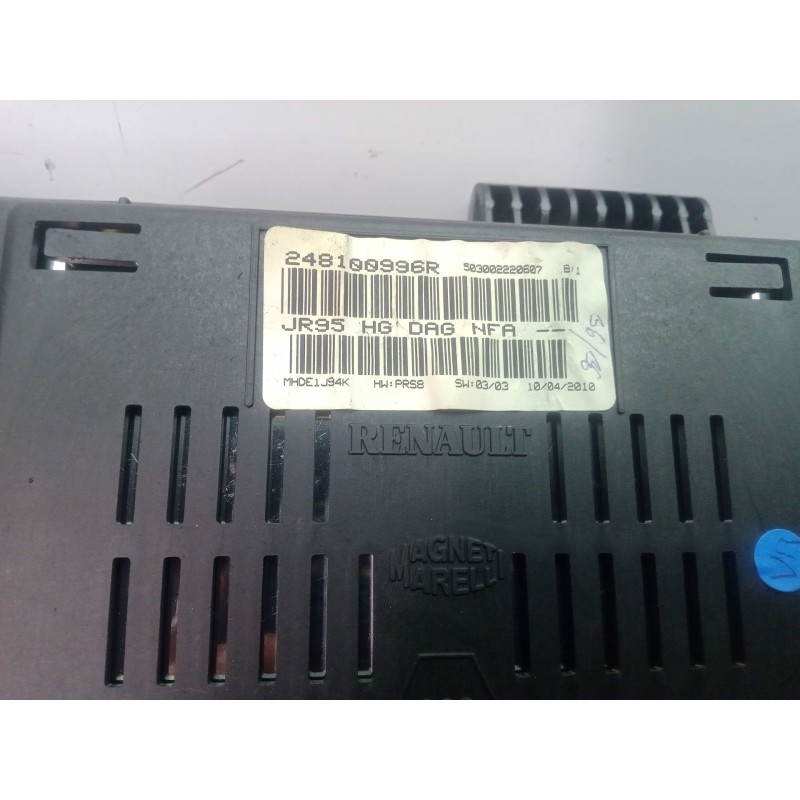 Recambio de cuadro instrumentos para renault scenic iii 1.5 dci diesel fap referencia OEM IAM 248100996R  