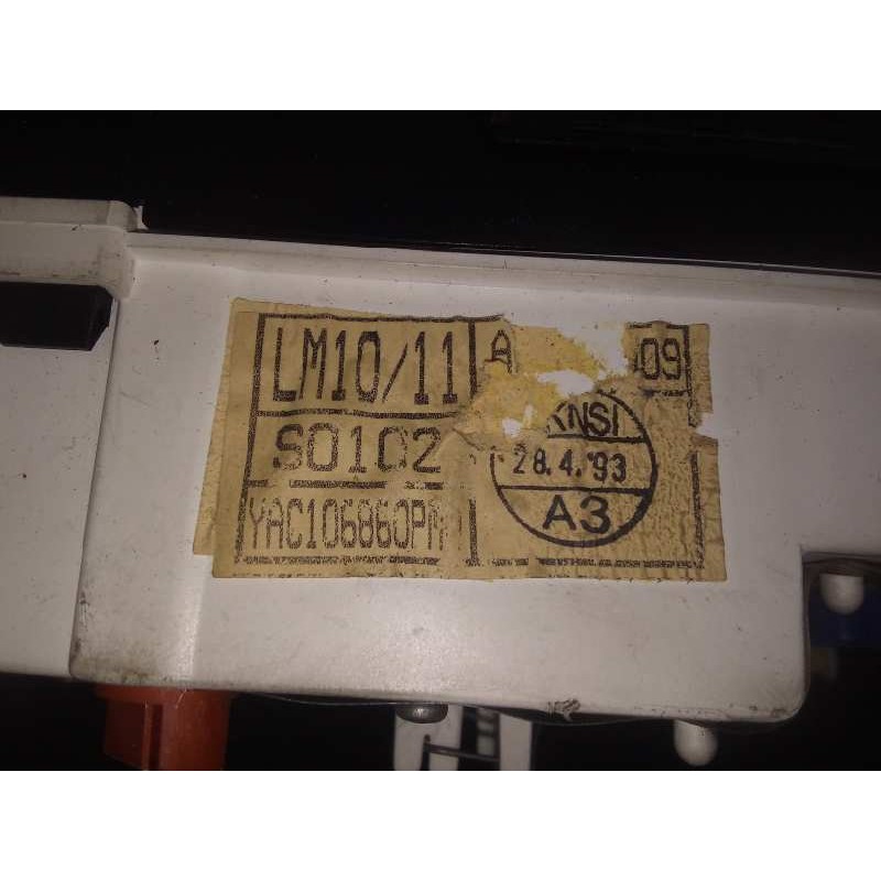 Recambio de cuadro instrumentos para mg montego 2.0 g referencia OEM IAM AR0021009-YAC106860PMA-S0102  