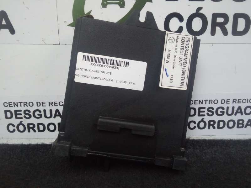 Recambio de centralita motor uce para mg montego 2.0 g referencia OEM IAM 80198A-NNN10016  
