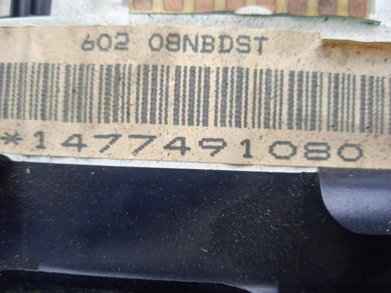 Recambio de cuadro instrumentos para citroën evasion 1.9 turbodiesel (dhx. d8b / xud9te) referencia OEM IAM 1477491080  