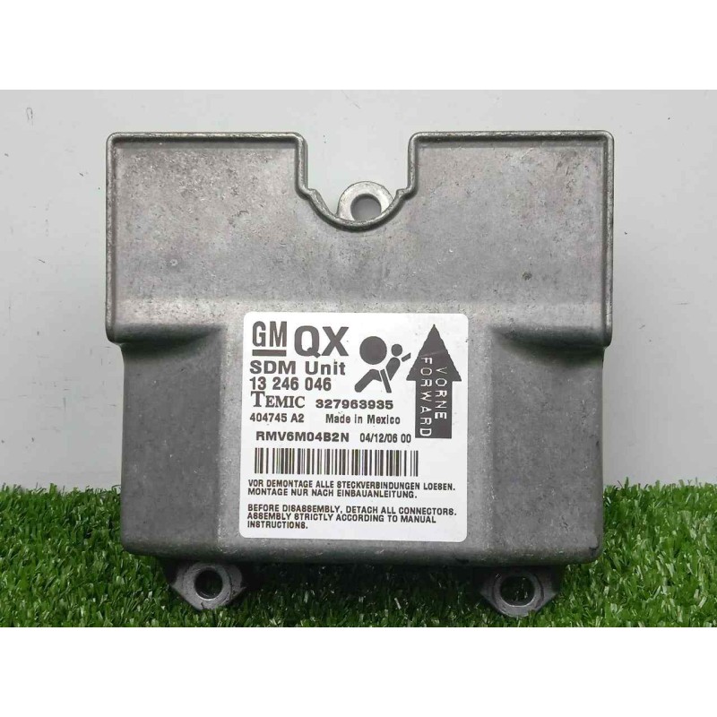 Recambio de centralita airbag para opel zafira b 1.9 cdti referencia OEM IAM 13246046-327963935  