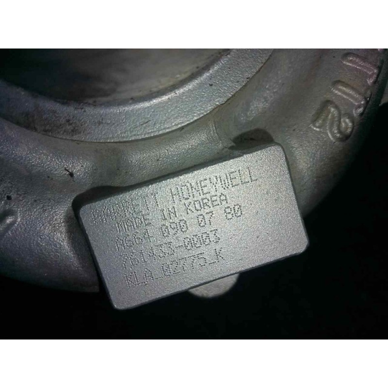 Recambio de turbocompresor para ssangyong kyron 2.0 referencia OEM IAM A6640900780-7614330003  
