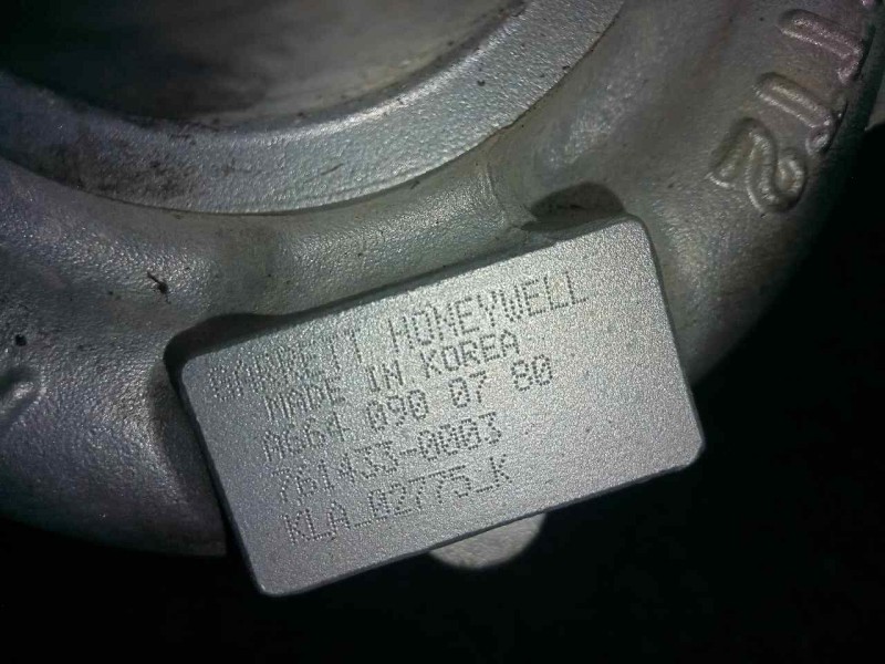 Recambio de turbocompresor para ssangyong kyron 2.0 referencia OEM IAM A6640900780-7614330003  