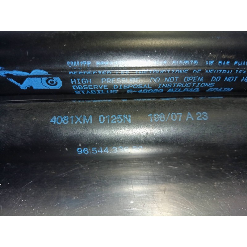 Recambio de amortiguadores maletero / porton para citroën c4 picasso 1.6 16v hdi fap referencia OEM IAM 9654433580 595N 