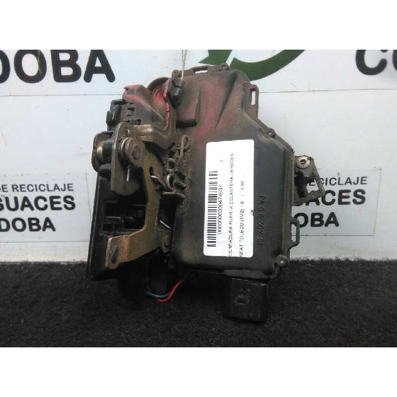 Recambio de cerradura puerta delantera derecha para seat toledo (1m2) 1.6 referencia OEM IAM  8.PINES 