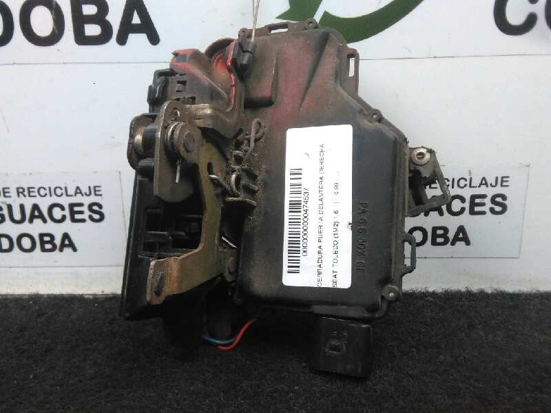 Recambio de cerradura puerta delantera derecha para seat toledo (1m2) 1.6 referencia OEM IAM  8.PINES 
