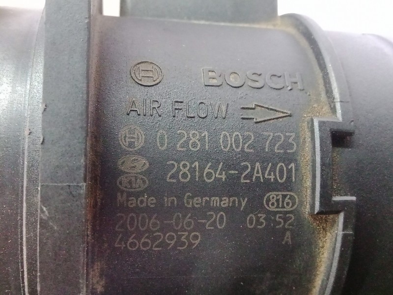 Recambio de caudalimetro para kia cerato referencia OEM IAM 0281002723  281642A401