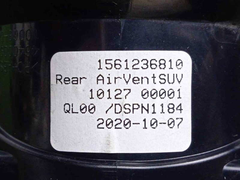 Recambio de aireador delantero central para alfa romeo stelvio (630) 2.2 jtdm cat referencia OEM IAM 1561236810  
