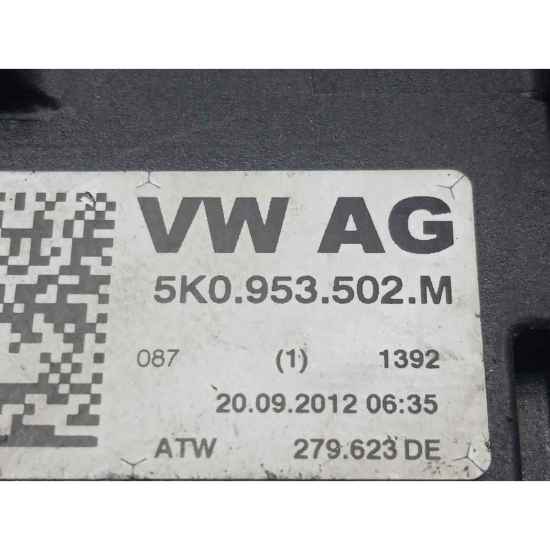 Recambio de mando luces para seat leon (1p1) 2.0 tdi referencia OEM IAM 5K0953521BN-5K0953502M VWAG LUCES + LIMPIA