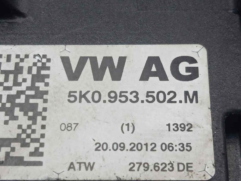 Recambio de mando luces para seat leon (1p1) 2.0 tdi referencia OEM IAM 5K0953521BN-5K0953502M VWAG LUCES + LIMPIA