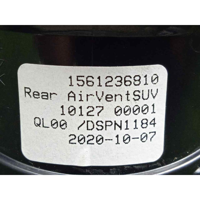 Recambio de aireador delantero central para alfa romeo stelvio (630) 2.2 jtdm cat referencia OEM IAM 1561236810  