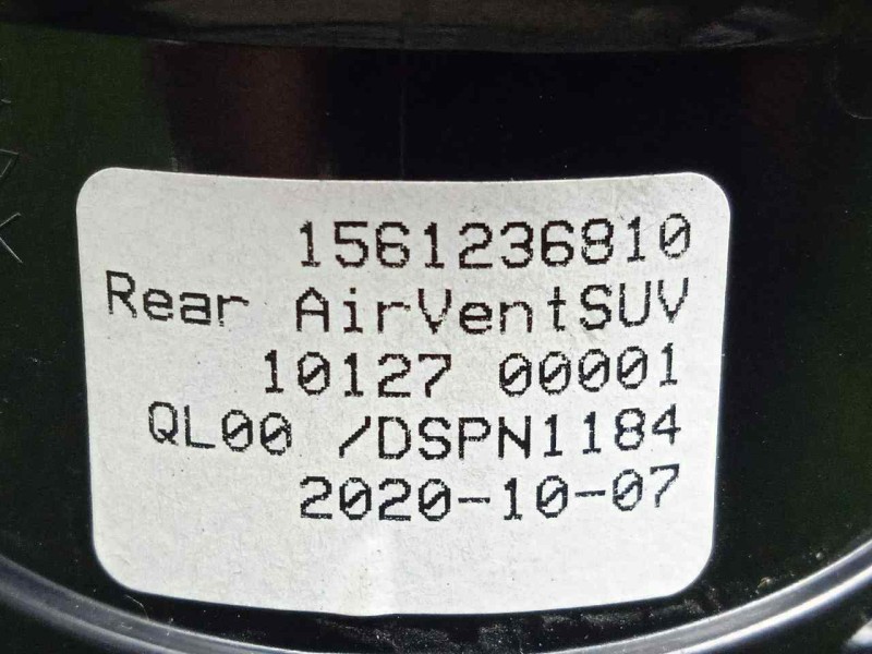 Recambio de aireador delantero central para alfa romeo stelvio (630) 2.2 jtdm cat referencia OEM IAM 1561236810  