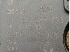 Recambio de alternador para renault laguna ii (bg0) 1.9 dci diesel cat referencia OEM IAM 0124525076-8200251006 150AH - BOSCH PO 2