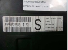 Recambio de cuadro instrumentos para citroën c2 1.4 hdi referencia OEM IAM 9660225880-P9660225880  JOHNSON CONTROLS 2