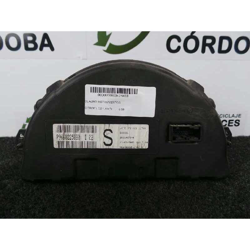 Recambio de cuadro instrumentos para citroën c2 1.4 hdi referencia OEM IAM 9660225880-P9660225880  JOHNSON CONTROLS