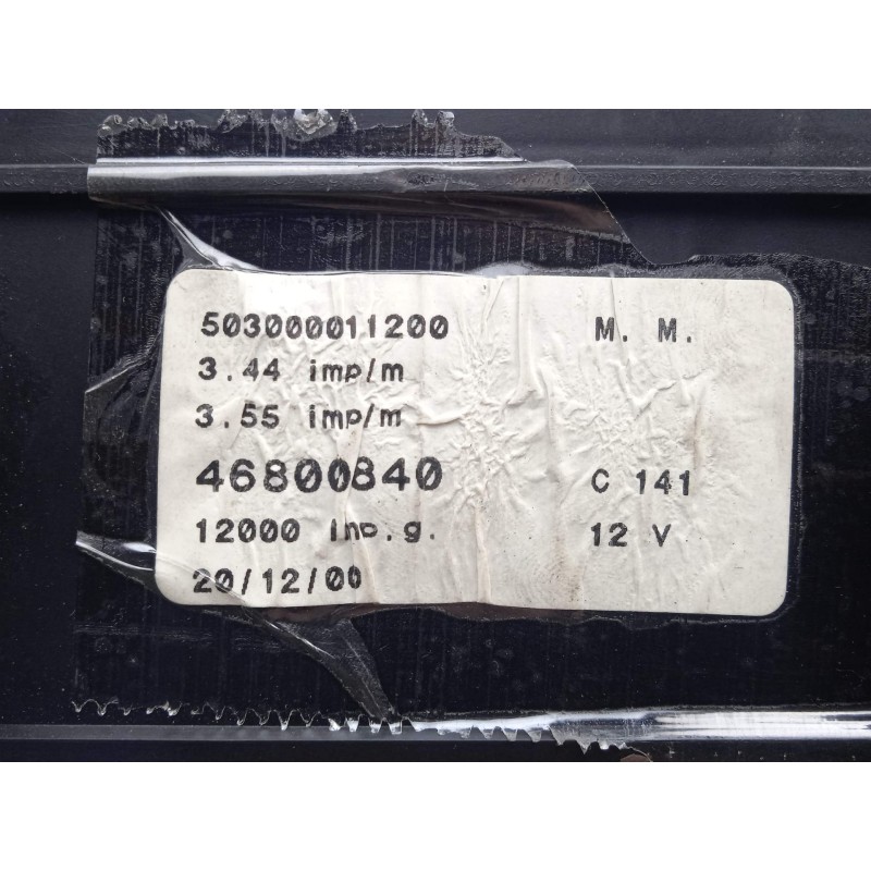 Recambio de cuadro instrumentos para lancia lybra berlina 1.9 turbodiesel cat referencia OEM IAM 503000011200-46800840  