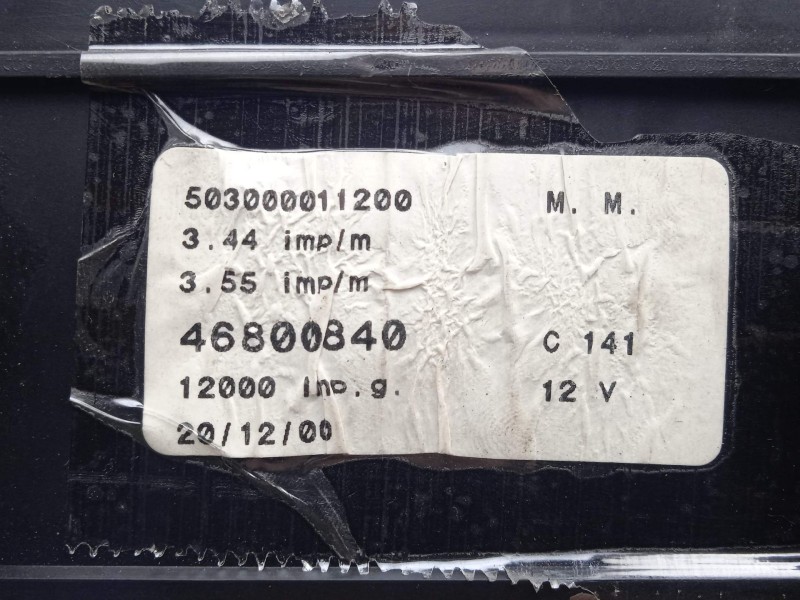 Recambio de cuadro instrumentos para lancia lybra berlina 1.9 turbodiesel cat referencia OEM IAM 503000011200-46800840  
