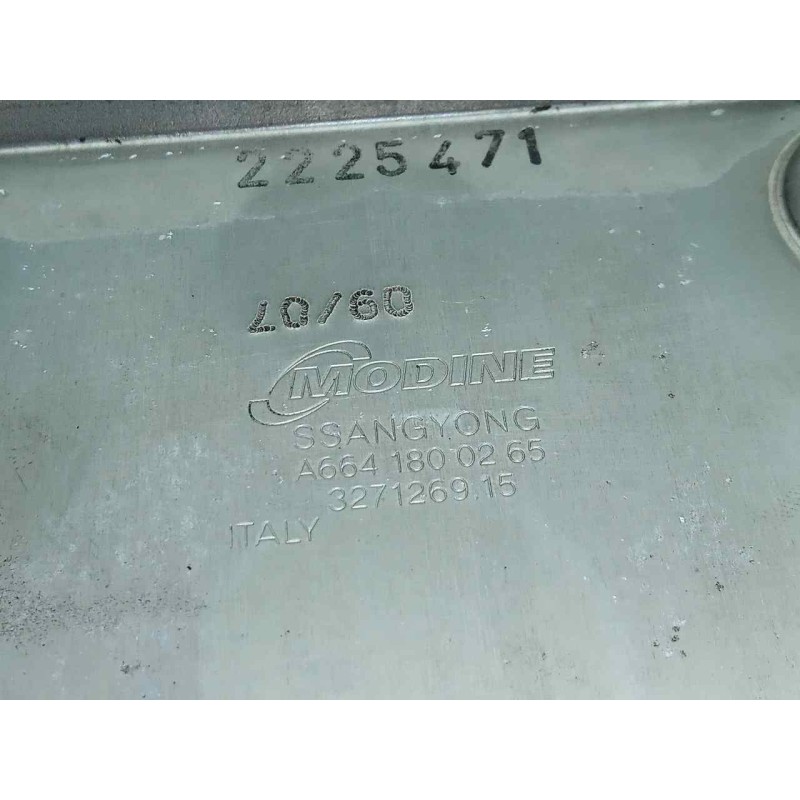 Recambio de enfriador aceite motor para ssangyong kyron 2.0 referencia OEM IAM A6641800265-327126915  