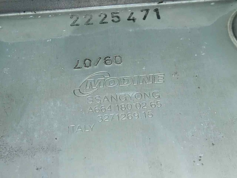 Recambio de enfriador aceite motor para ssangyong kyron 2.0 referencia OEM IAM A6641800265-327126915  