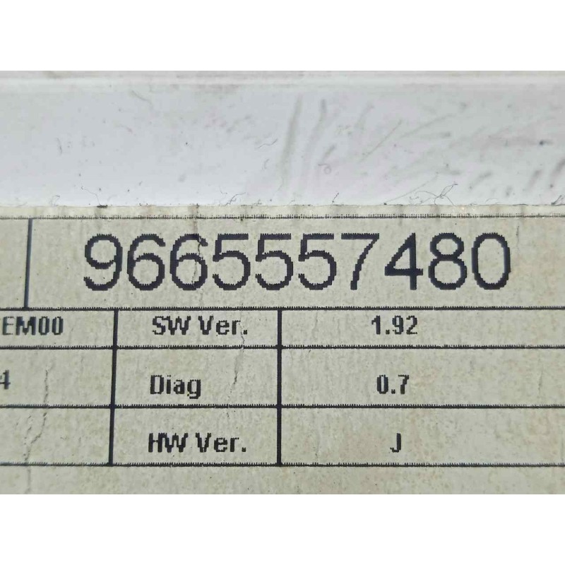 Recambio de cuadro instrumentos para citroën c5 station wagon 2.0 hdi fap referencia OEM IAM 9665557480  