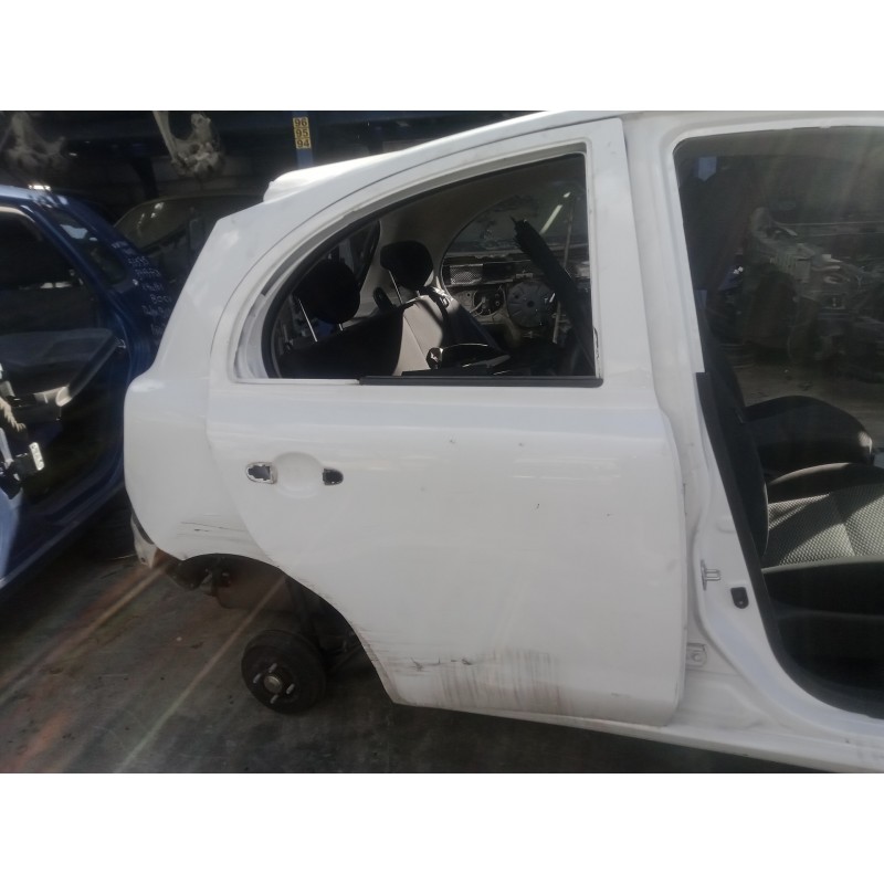 Recambio de puerta trasera derecha para nissan micra (k13) 1.2 cat referencia OEM IAM   BLANCO