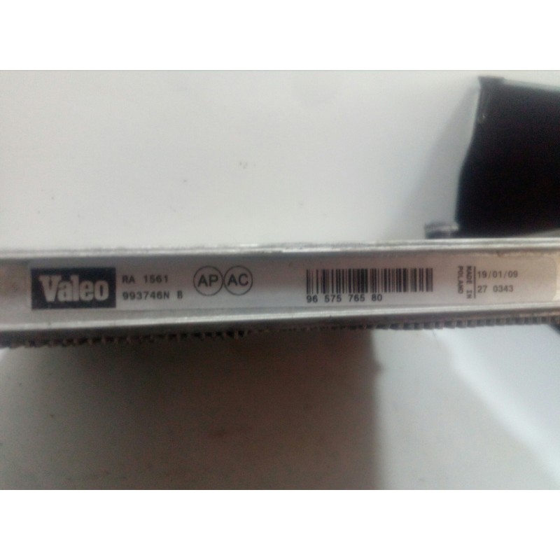 Recambio de radiador agua para citroën c4 berlina 1.6 16v referencia OEM IAM 9657576580  