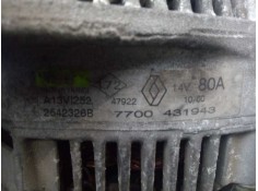 Recambio de alternador para renault megane i fase 2 berlina (ba0) 1.9 dti diesel cat referencia OEM IAM A13V1252-7700431943 80AH 2