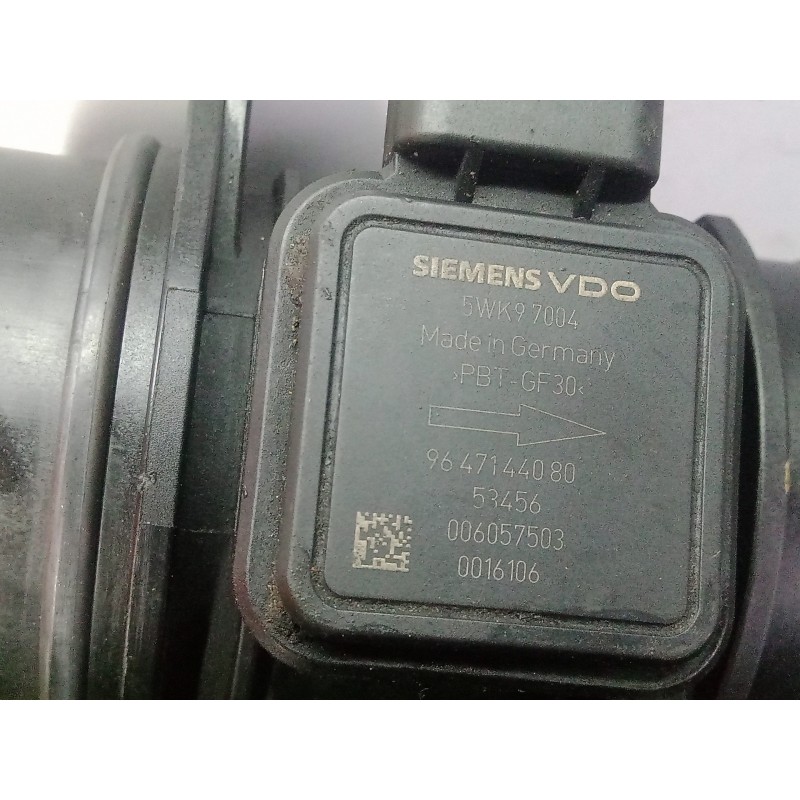 Recambio de caudalimetro para ford fiesta (cbk) 1.4 tdci cat referencia OEM IAM 9647144080  