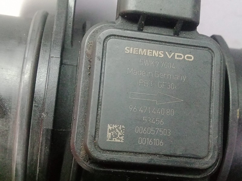 Recambio de caudalimetro para ford fiesta (cbk) 1.4 tdci cat referencia OEM IAM 9647144080  