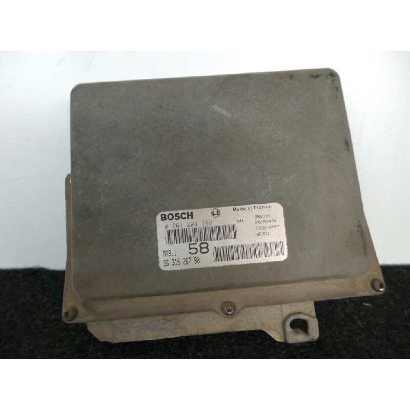 Recambio de centralita motor uce para citroën saxo 1.1 referencia OEM IAM 0261204788-9631528780-26FM0470  BOSCH