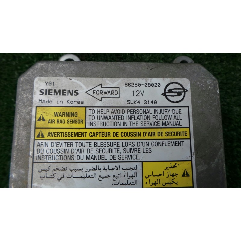 Recambio de centralita airbag para ssangyong rexton 2.9 turbodiesel cat referencia OEM IAM 5WK43140-8625008020  
