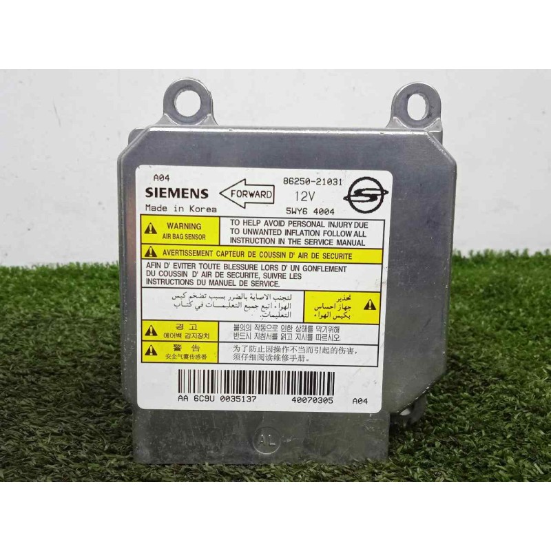 Recambio de centralita airbag para ssangyong rodius 2.7 turbodiesel cat referencia OEM IAM 8625021031-5WY64004 SIEMENS 