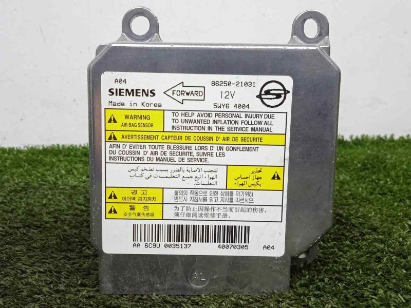 Recambio de centralita airbag para ssangyong rodius 2.7 turbodiesel cat referencia OEM IAM 8625021031-5WY64004 SIEMENS 