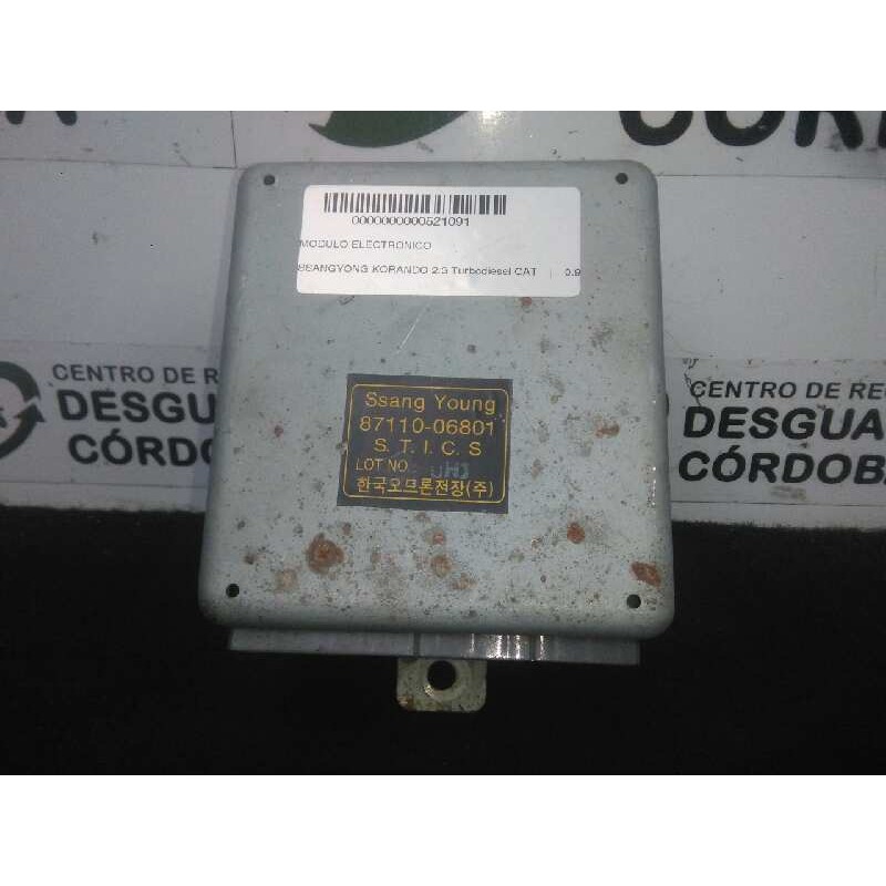 Recambio de modulo electronico para ssangyong korando 2.3 turbodiesel cat referencia OEM IAM 8711006801  