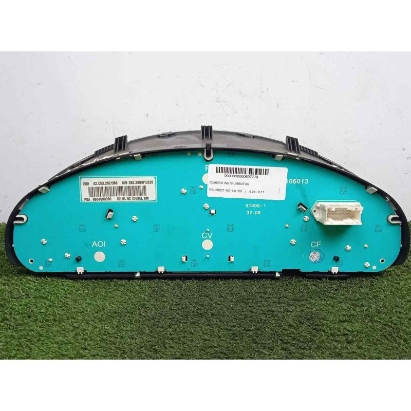 Recambio de cuadro instrumentos para peugeot 407 1.6 hdi referencia OEM IAM 9664690380-A2C53282360  