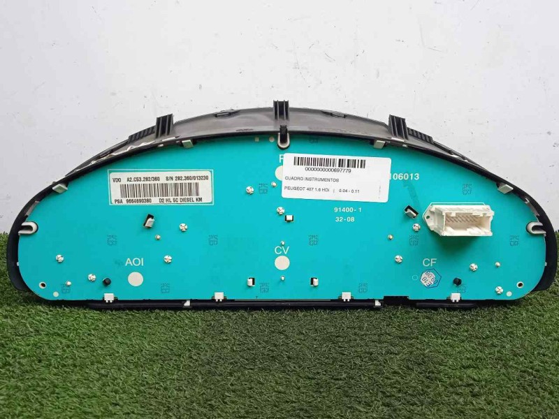 Recambio de cuadro instrumentos para peugeot 407 1.6 hdi referencia OEM IAM 9664690380-A2C53282360  