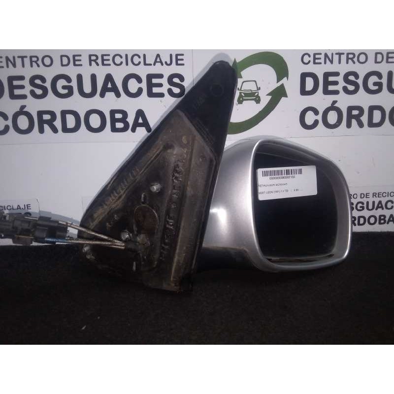 Recambio de retrovisor derecho para seat leon (1m1) 1.9 tdi referencia OEM IAM  MANUAL GRIS PLATA - PEQUEÑO