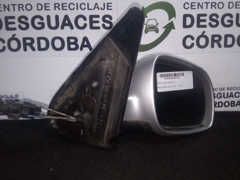 Recambio de retrovisor derecho para seat leon (1m1) 1.9 tdi referencia OEM IAM  MANUAL GRIS PLATA - PEQUEÑO