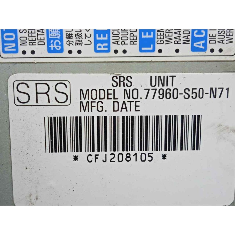 Recambio de modulo electronico para honda logo (ga3) 1.3 cat referencia OEM IAM 77960S50N71  