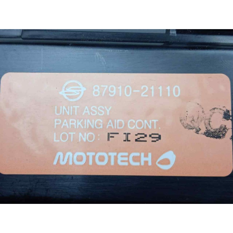 Recambio de modulo electronico para ssangyong rodius 2.7 turbodiesel cat referencia OEM IAM 8791021110  