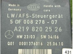 Recambio de centralita luces para mercedes-benz clase m (w164) 3.0 cdi cat referencia OEM IAM A2198202526   2