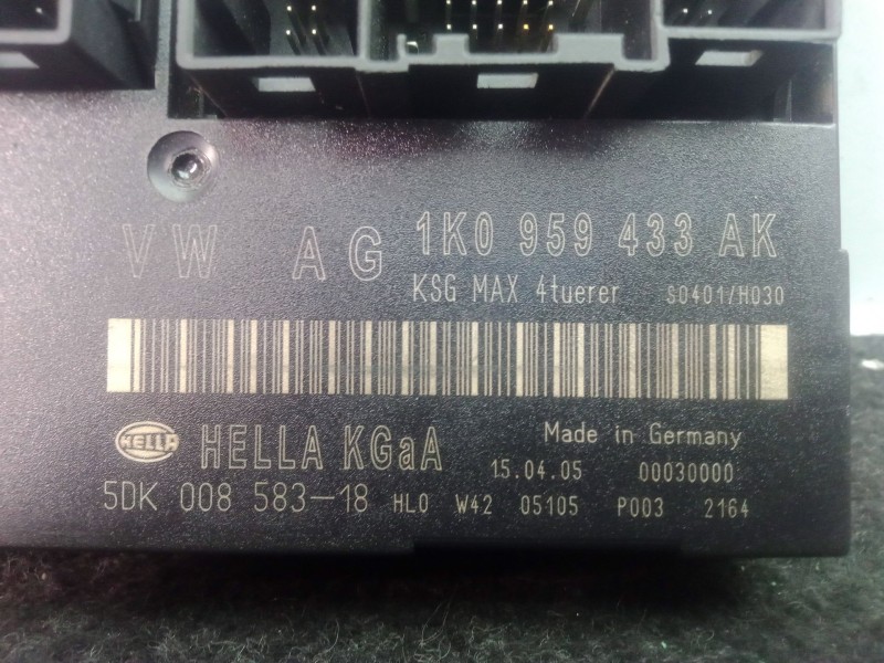 Recambio de modulo electronico para seat leon (1p1) 2.0 tdi referencia OEM IAM 1K0959433AK  