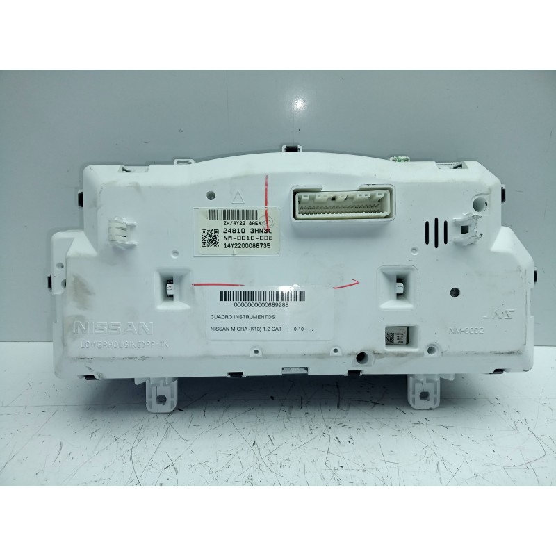 Recambio de cuadro instrumentos para nissan micra (k13) 1.2 cat referencia OEM IAM 248103HN3C-NM0010008-14Y2200086735  