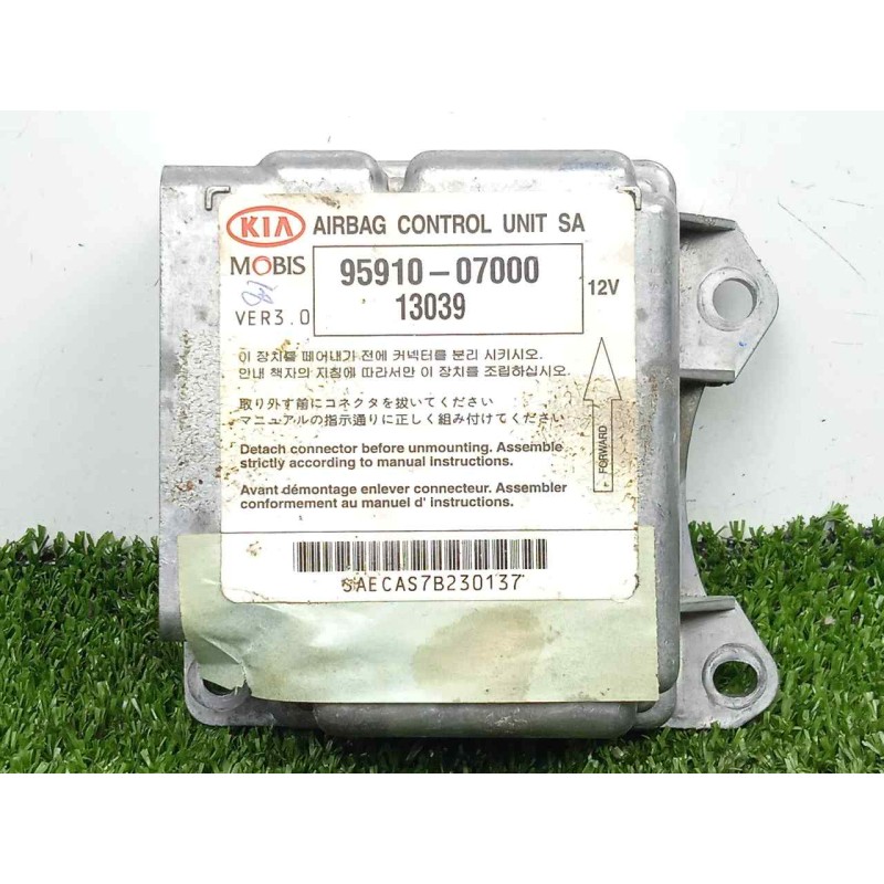 Recambio de centralita airbag para kia picanto 1.0 cat referencia OEM IAM 9591007000  